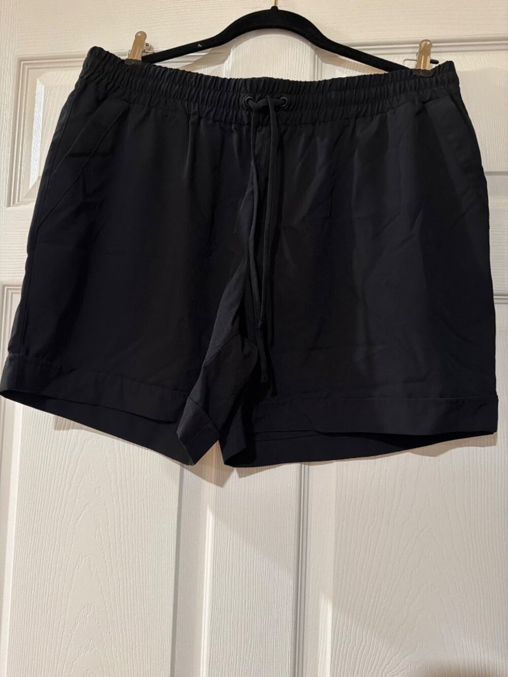 Mondetta Mens Black XL Athletic Shorts With Drawstring Waist